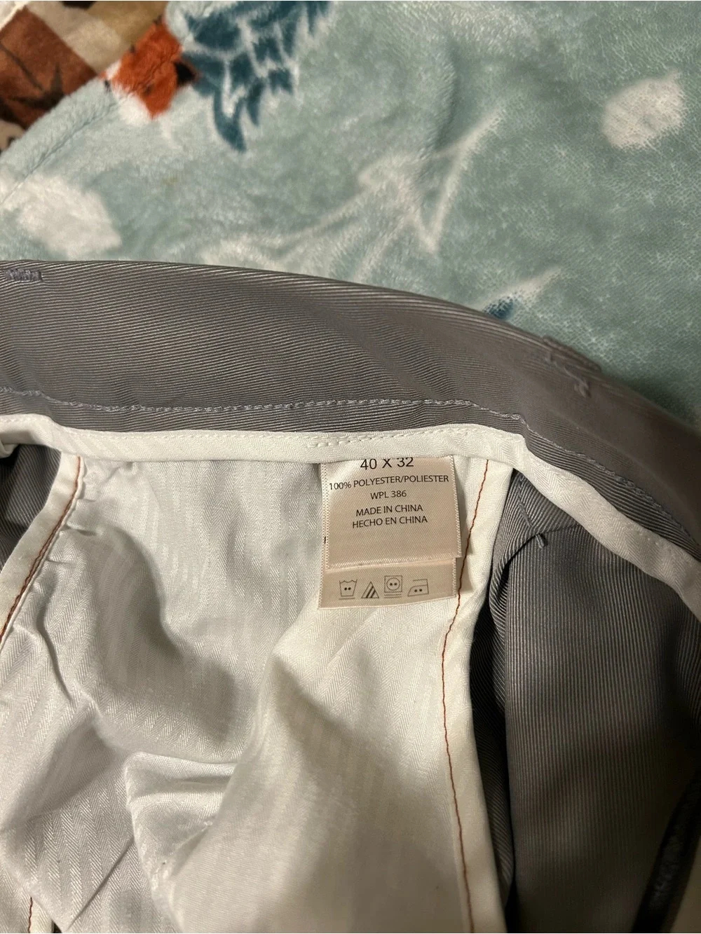 Haggar Light Gray Men's Dress Pants